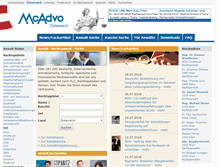 Tablet Screenshot of mcadvo.at